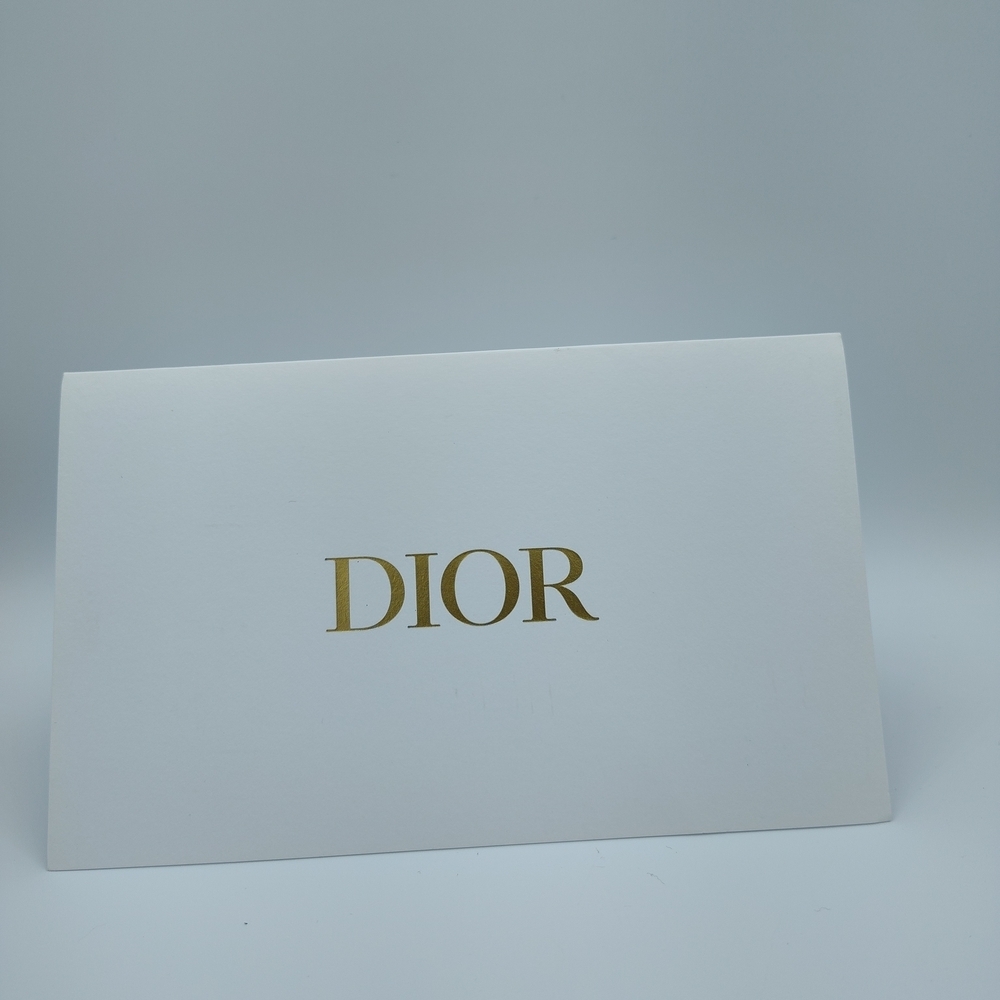 Dior Boutique Envelope Card | Gold Logo | Luxury Gift Packaging